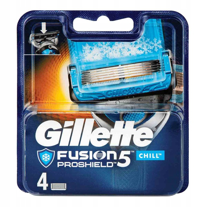 Gillette Fusion5 Proshield Chill 4 náplně