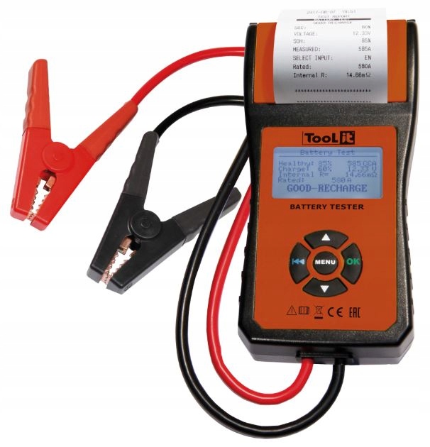 ТЕСТЕР БАТАРЕЇ PBT550 З ПЕЧАТКОЮ.