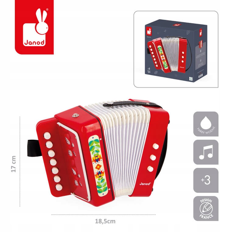 Janod Akordeon Gioia 3+ Marka Janod