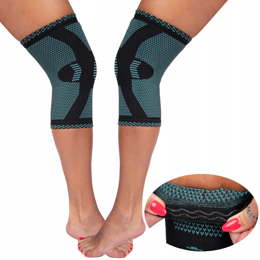 2 Stabilizator Opaska Kolana Kolano Ortopedyczny L Uciskowe Kompresyjne