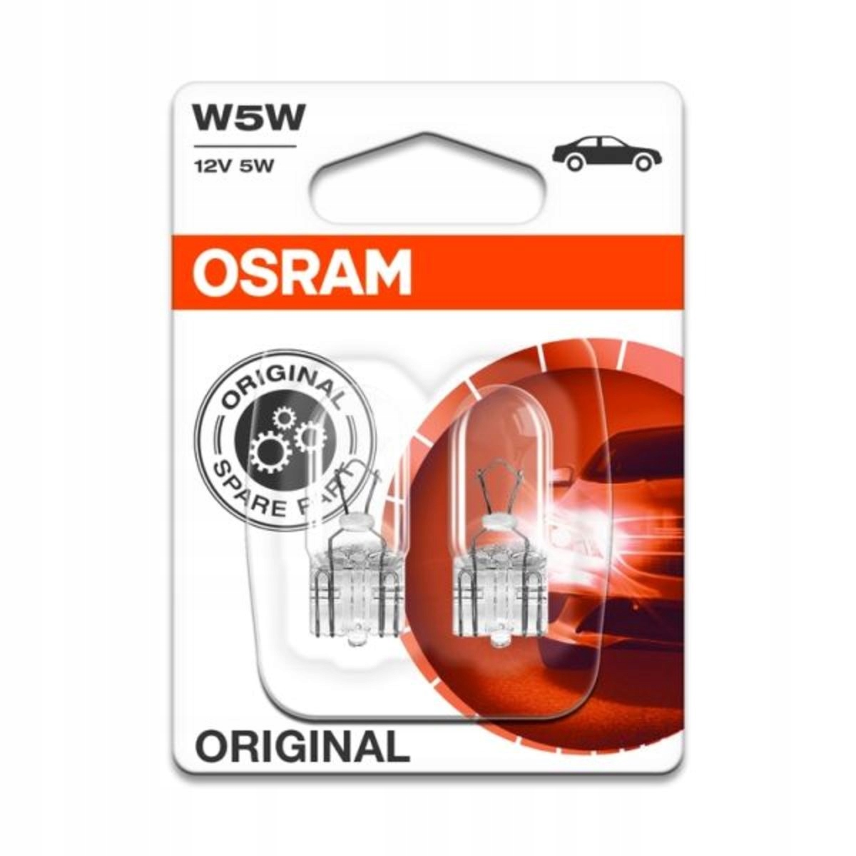 

Żarówka Osram W5W 12V 5W W2,1X9,5D Standard 2szt