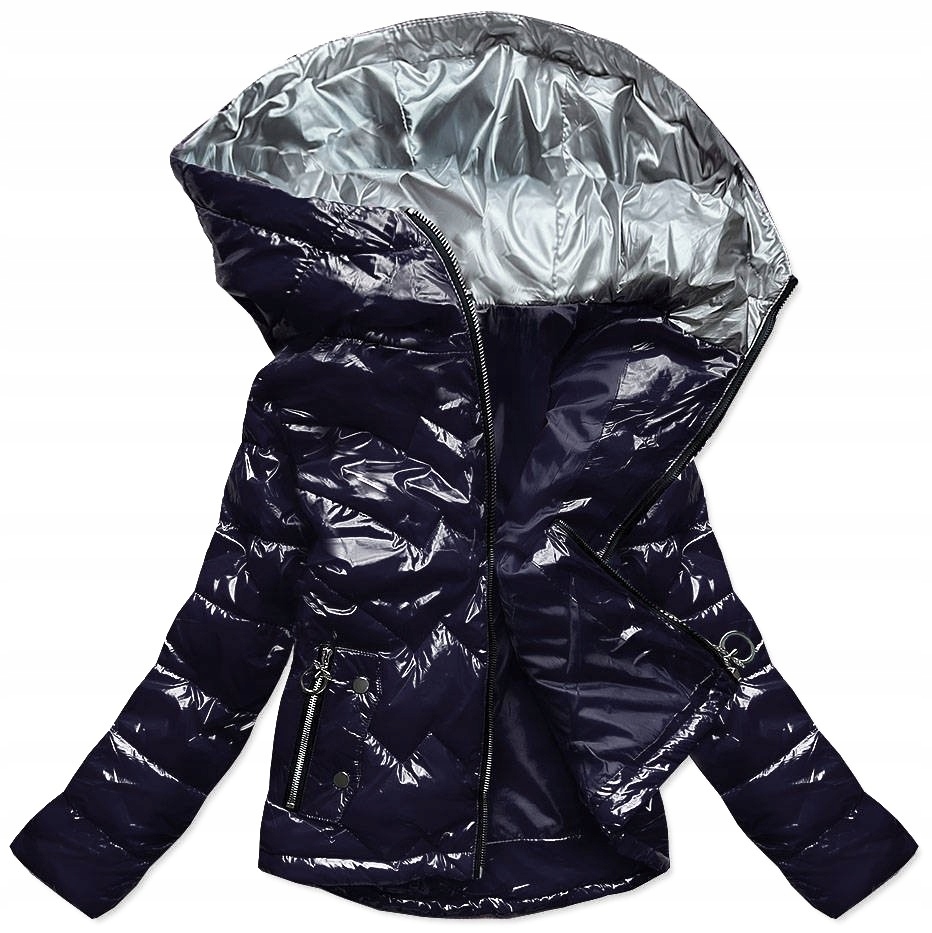 Tenká Prošívaná Bunda R9562 Námořnická Modrá XXL (44)