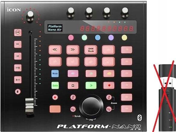 Platform Nano Air iCON Black kontroler MIDI
