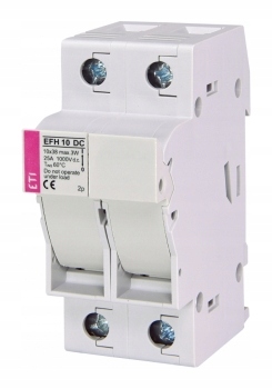 

Podstawa bezpiecznikowa 2P 25A 1000V DC 10x38 Efh
