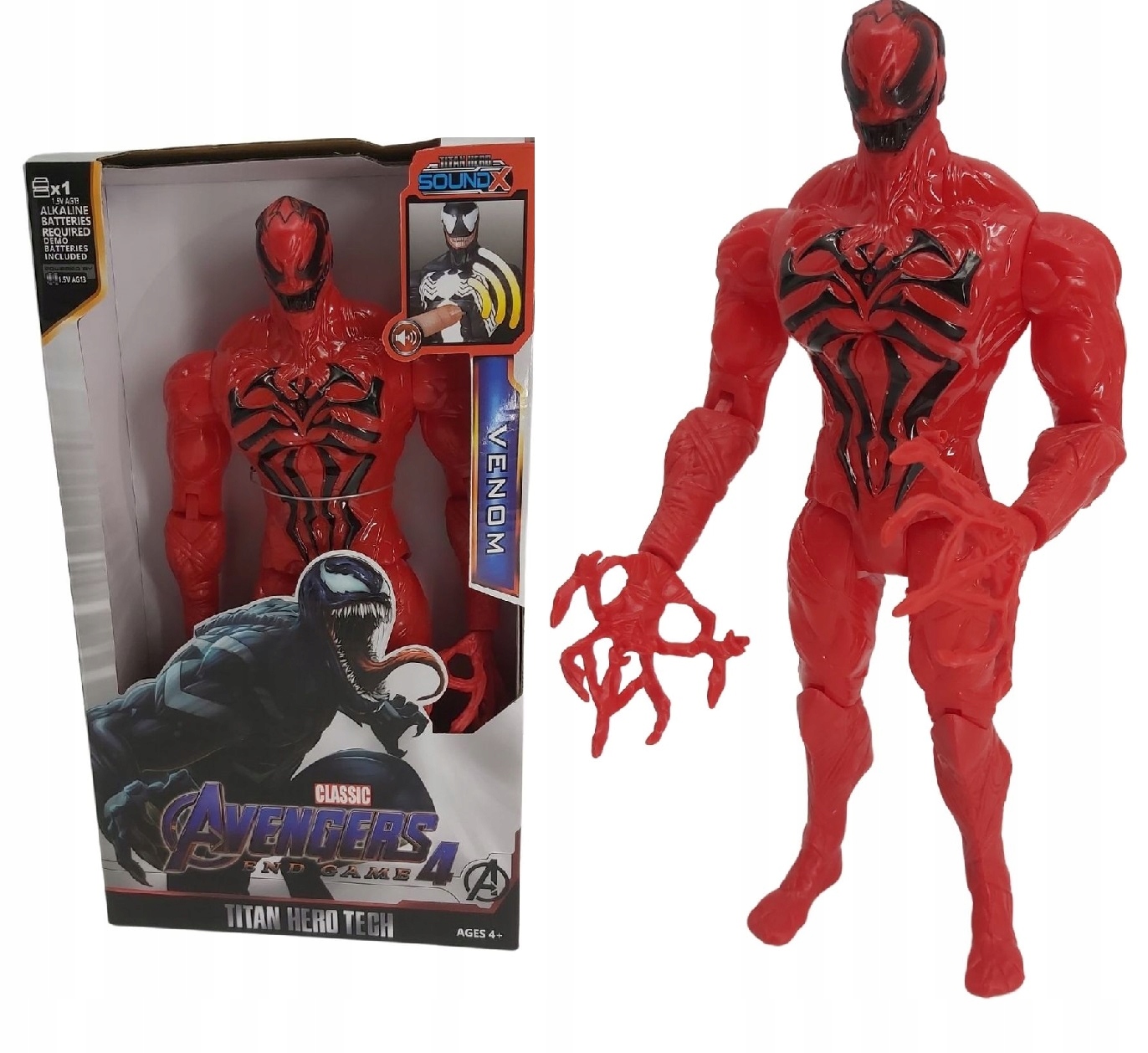 

Figurka Venom Interaktywna Dźwięk Świeci Avengers