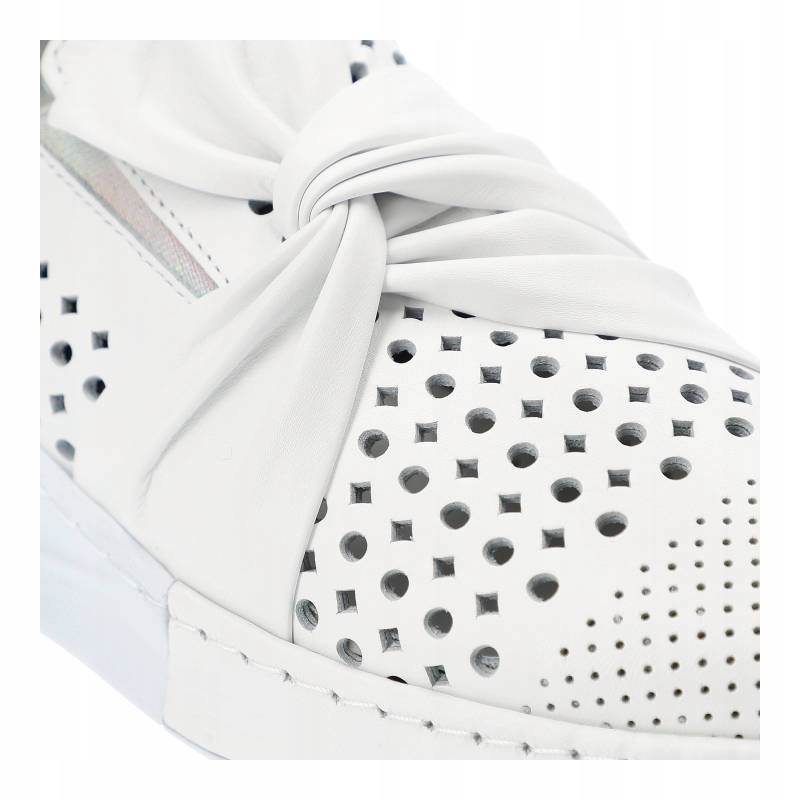 Białe Półbuty Ravini Stylowe Obuwie Damskie Rozmiar 38