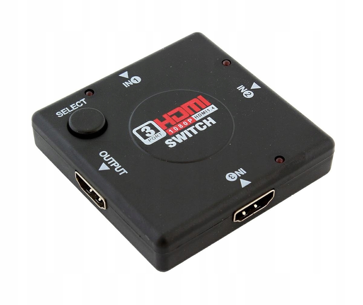 

Switch Hdmi Full Hd Rozdzielacz 3 In 1 Out