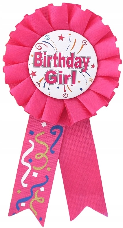 

Kotylion Urodzinowy Dla Dziewczynki Birthday Girl