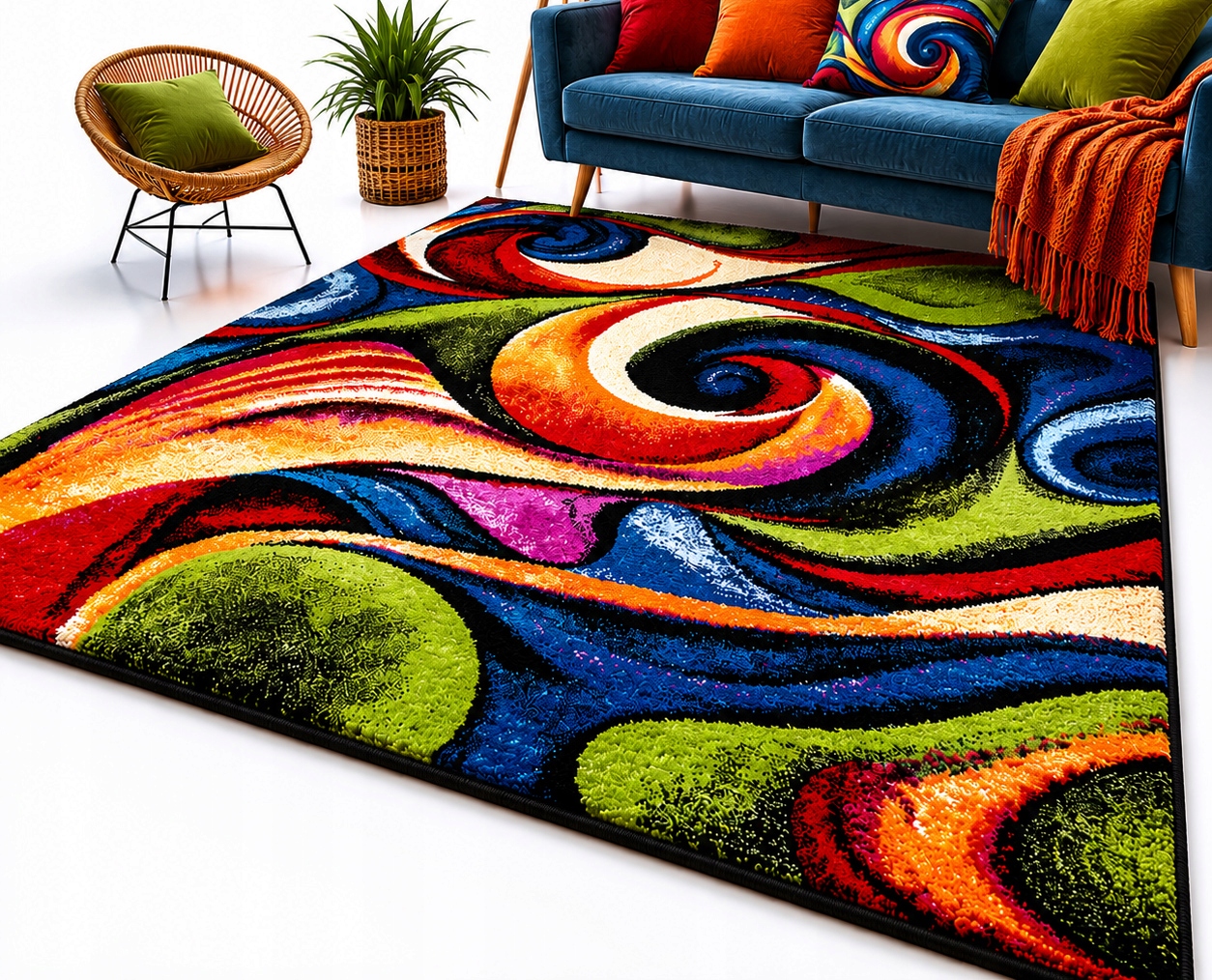 Dywan Magic 120x170 Kolorowy Nowoczesny Miękki Friese Heat Set Premium