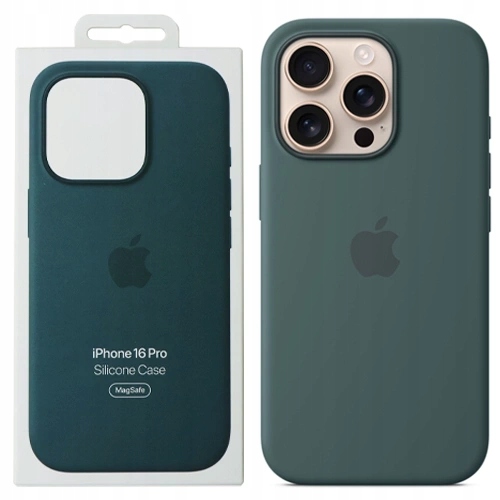 Originální Pouzdro Apple Pro Iphone 16 Pro Silicone Case S Magsafe Lake Green