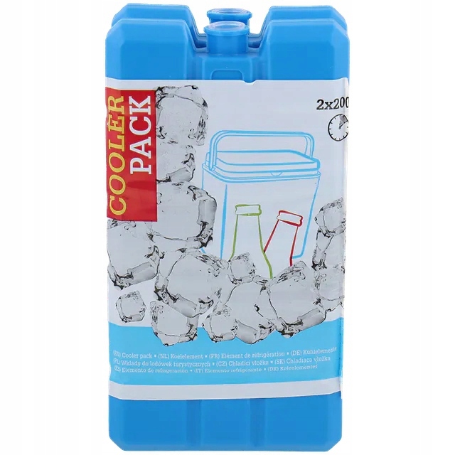 WKŁADY CHŁODZĄCE DO LODÓWEK TURYSTYCZNYCH 2x200ml Model 9775