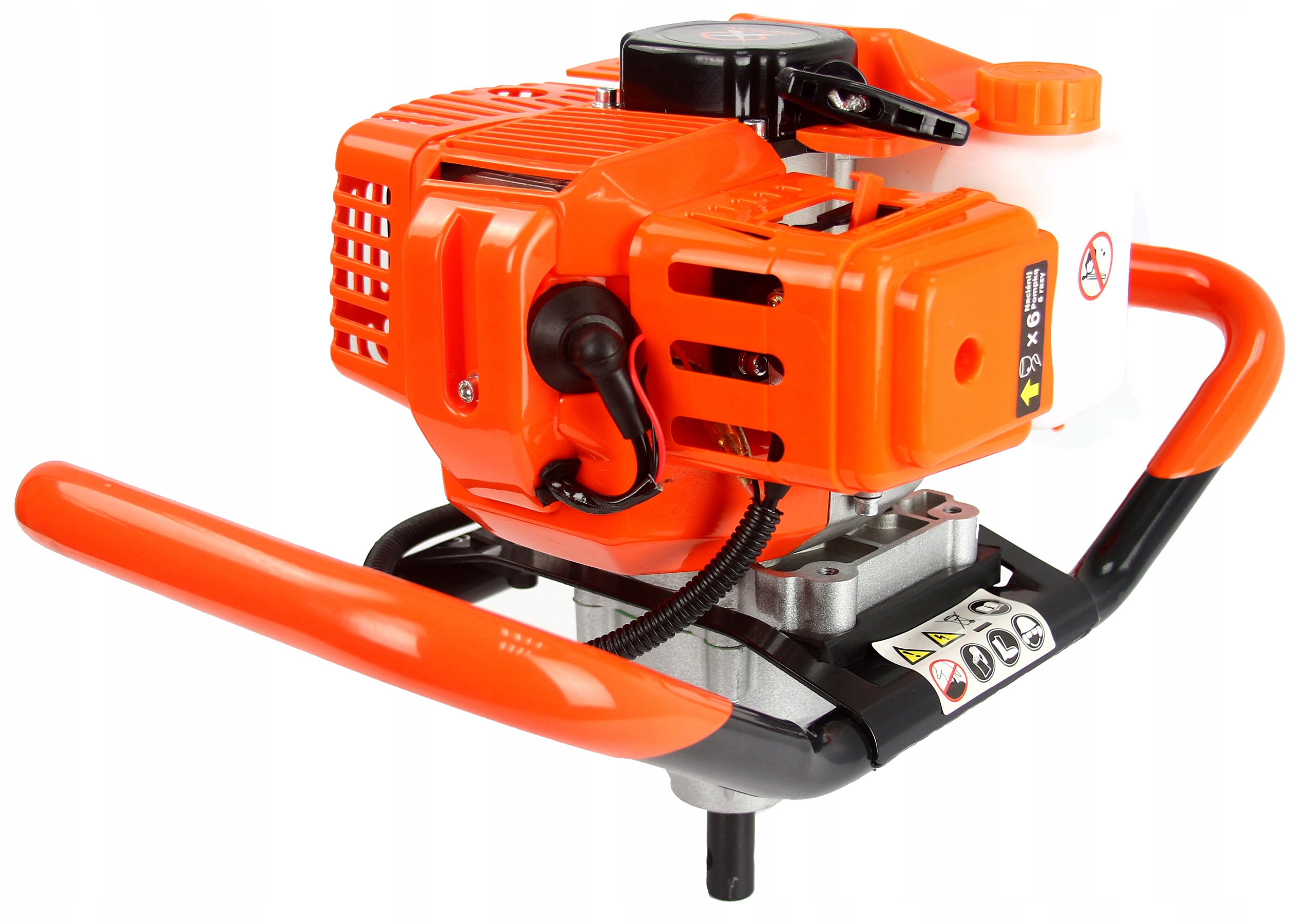 WIERTNICA GLEBOWA ŚWIDER SPALINOWY FI 10/15/20/30CM 4 x Wiertło Moc silnika spalinowego 5.2 KM