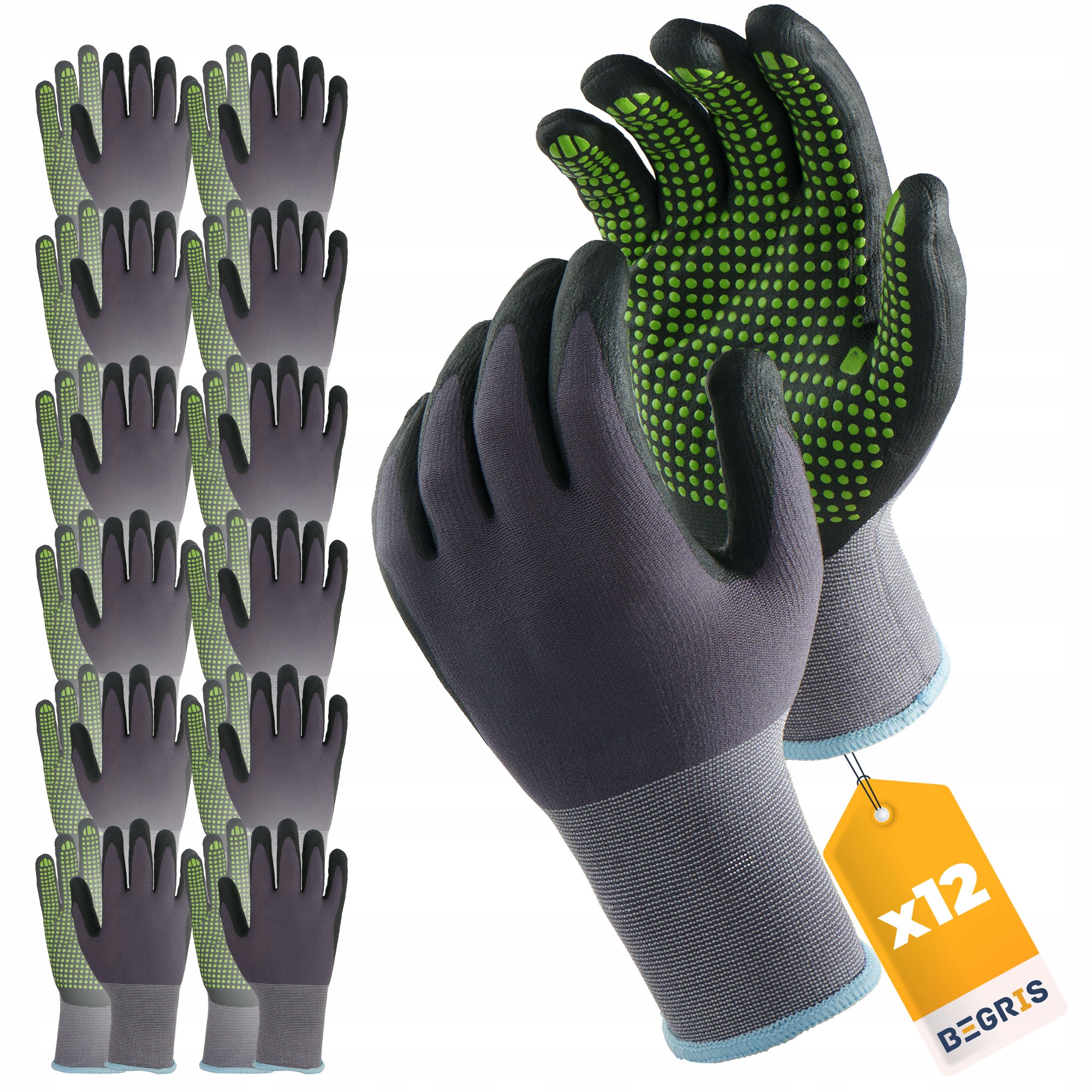 Pracovní Rukavice 8 Odolné Rukavice Nitroflex Manuální Nitrile Flex Dots