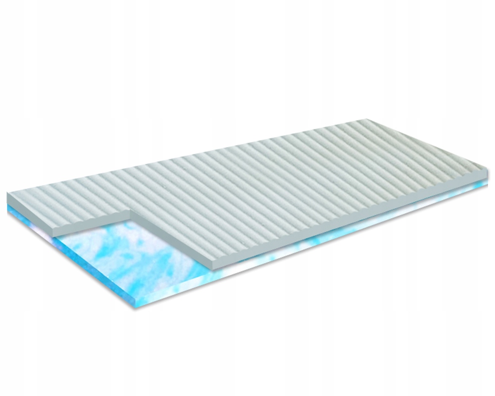 Návlek na matrac 130x170 masážny hr vrchný topper pena H2 7 cm