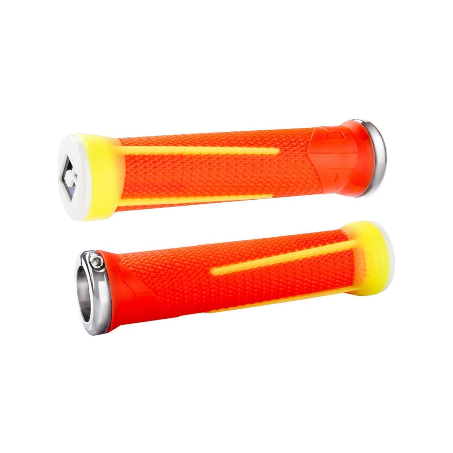 Gripy rowerowe Odi Mtb AG1 Signature lock-on 2.1 orange/yellow-silver 135mm
