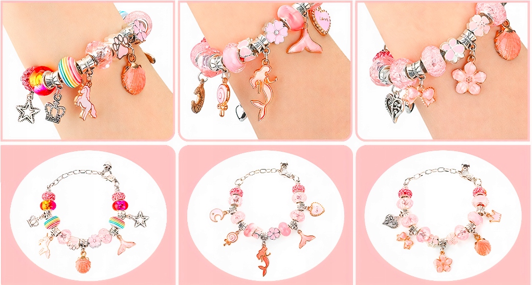 ZESTAW DO ROBIENIA BRANSOLETEK NASZYJNIKÓW PREZENT Marka inna