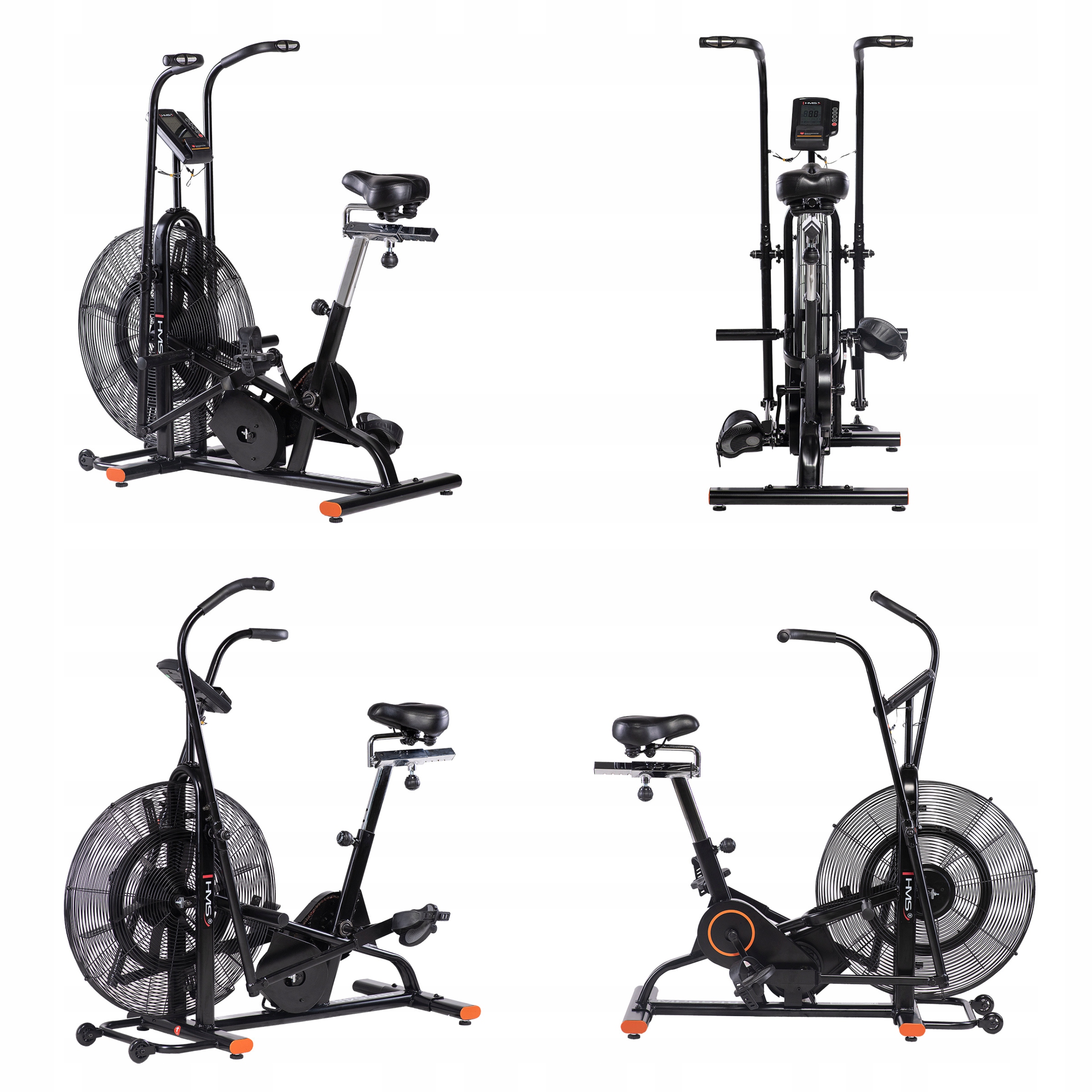 Rower Treningowy Hms Powietrzny Air Bike Crossfit Cardio Opór Siłownia