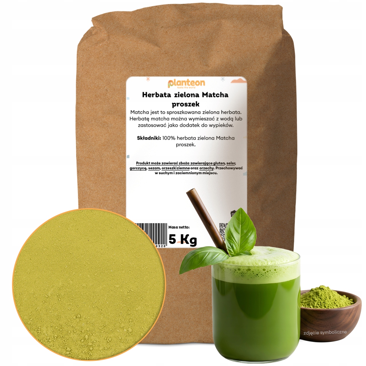 Čaj Matcha prášek 5 kg na dezertní koláče s denním nálevem