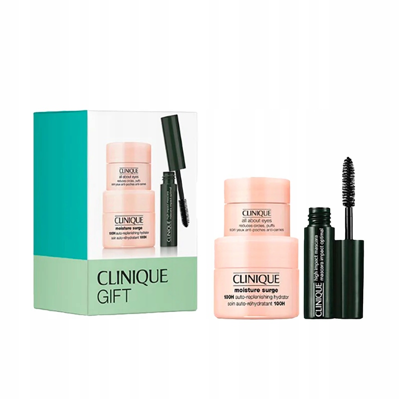 Clinique Zestaw Krem do Twarzy+ Krem pod Oczy Mascara 3,5ml