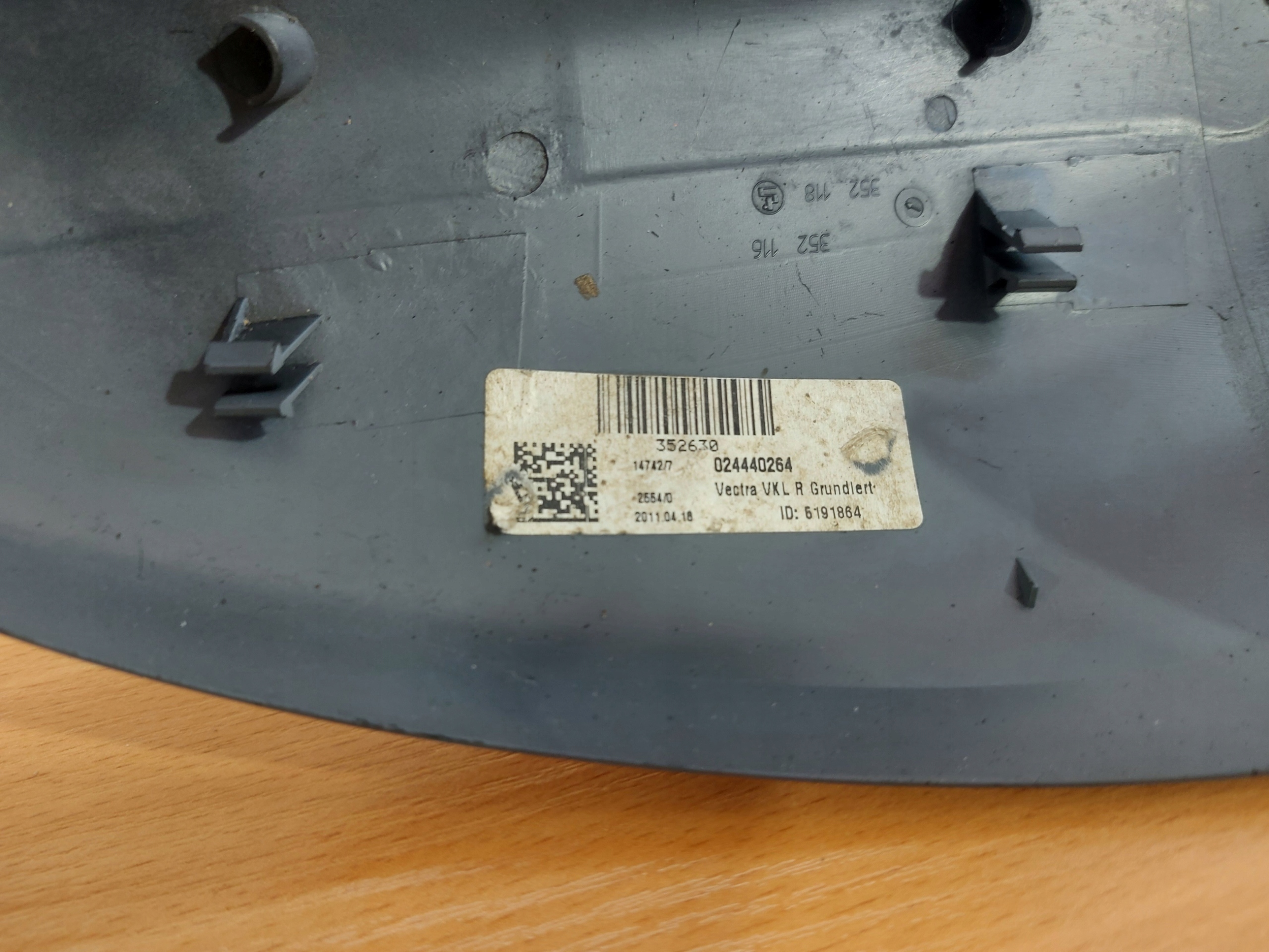 OPEL VECTRA C SIGNUM right cover mirrors ORG