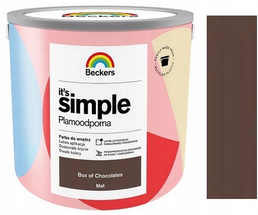 Beckers It`s Simple Farba Do Ścian I Sufitów Box Of Chocolates 2.5L
