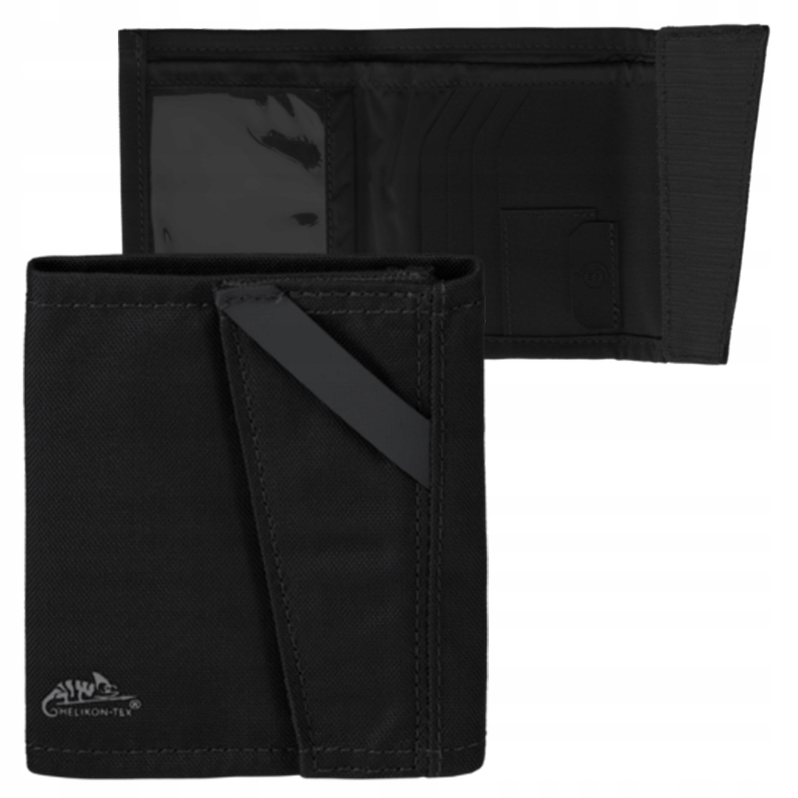 Portfel Męski Edc Medium Cordura Helikon Rzep Black MO-EDM-CD-01