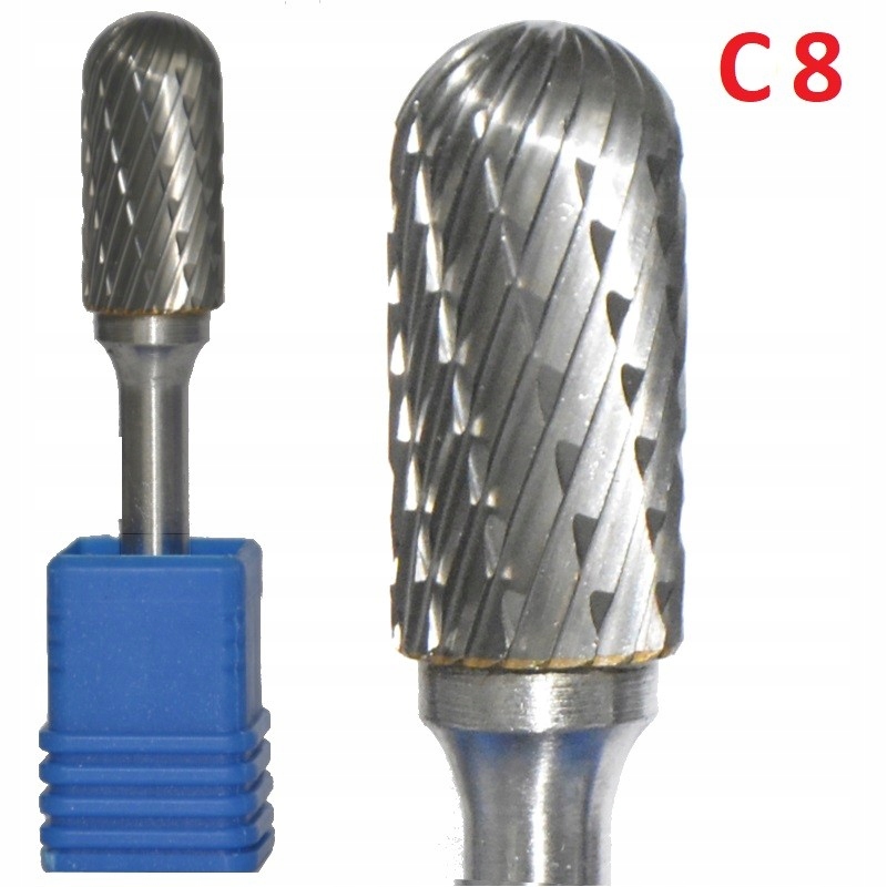 FREZ PILNIK OBROTOWY X TYP C 8 x 20 CHWYT 6 VHM