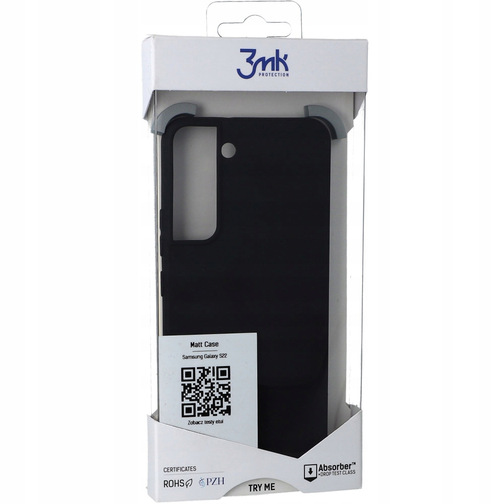 

Etui matowe 3MK do Galaxy S22 5G, plecki futerał