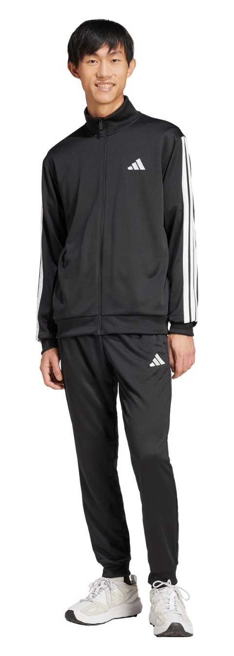 Teplákovka Adidas Sportswear Basic 3-STRIPES French Terry černá JC5375 vel. S