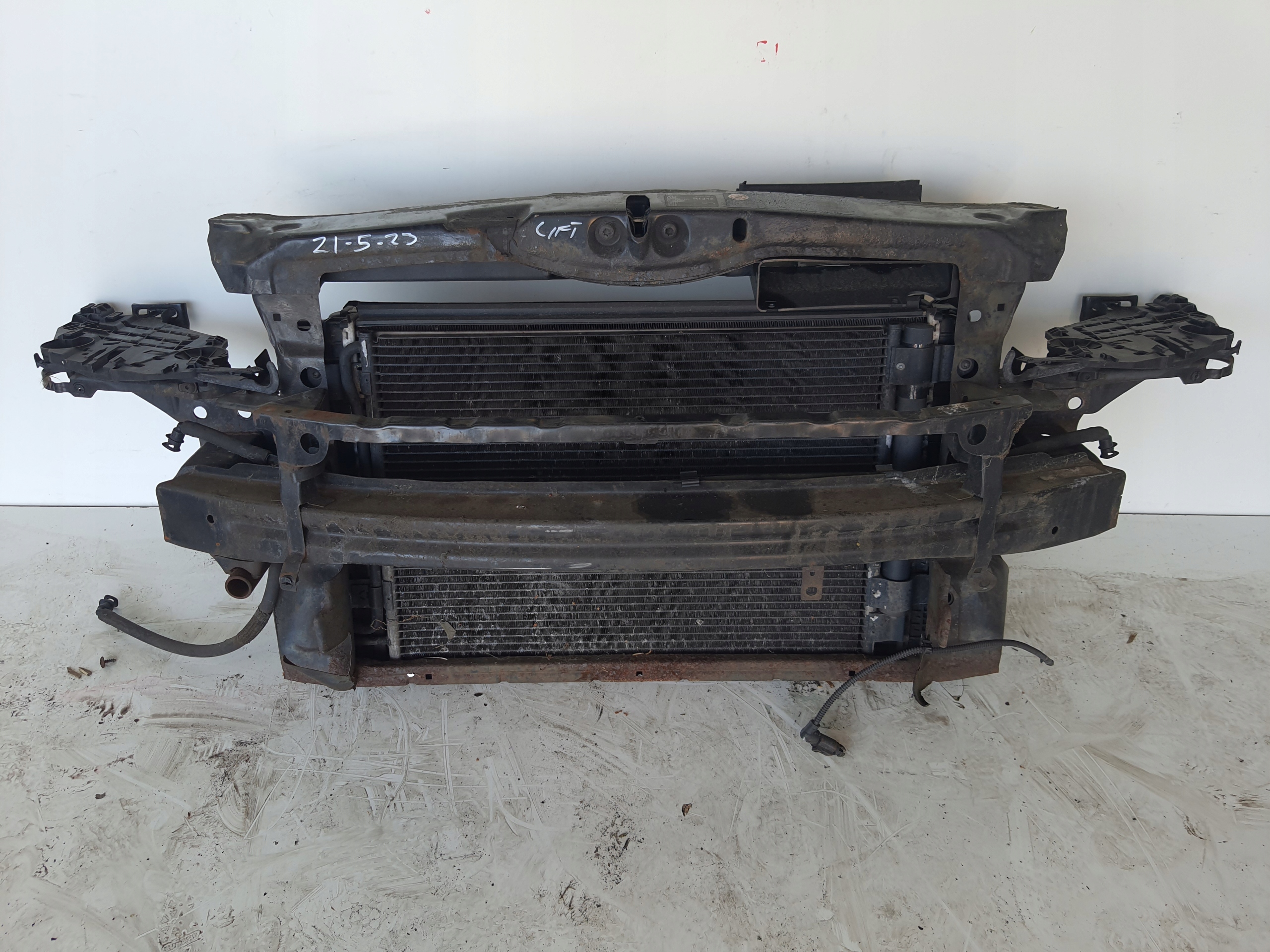 SKODA OCTAVIA II LIFT 08-13 support panel for radiators TDI