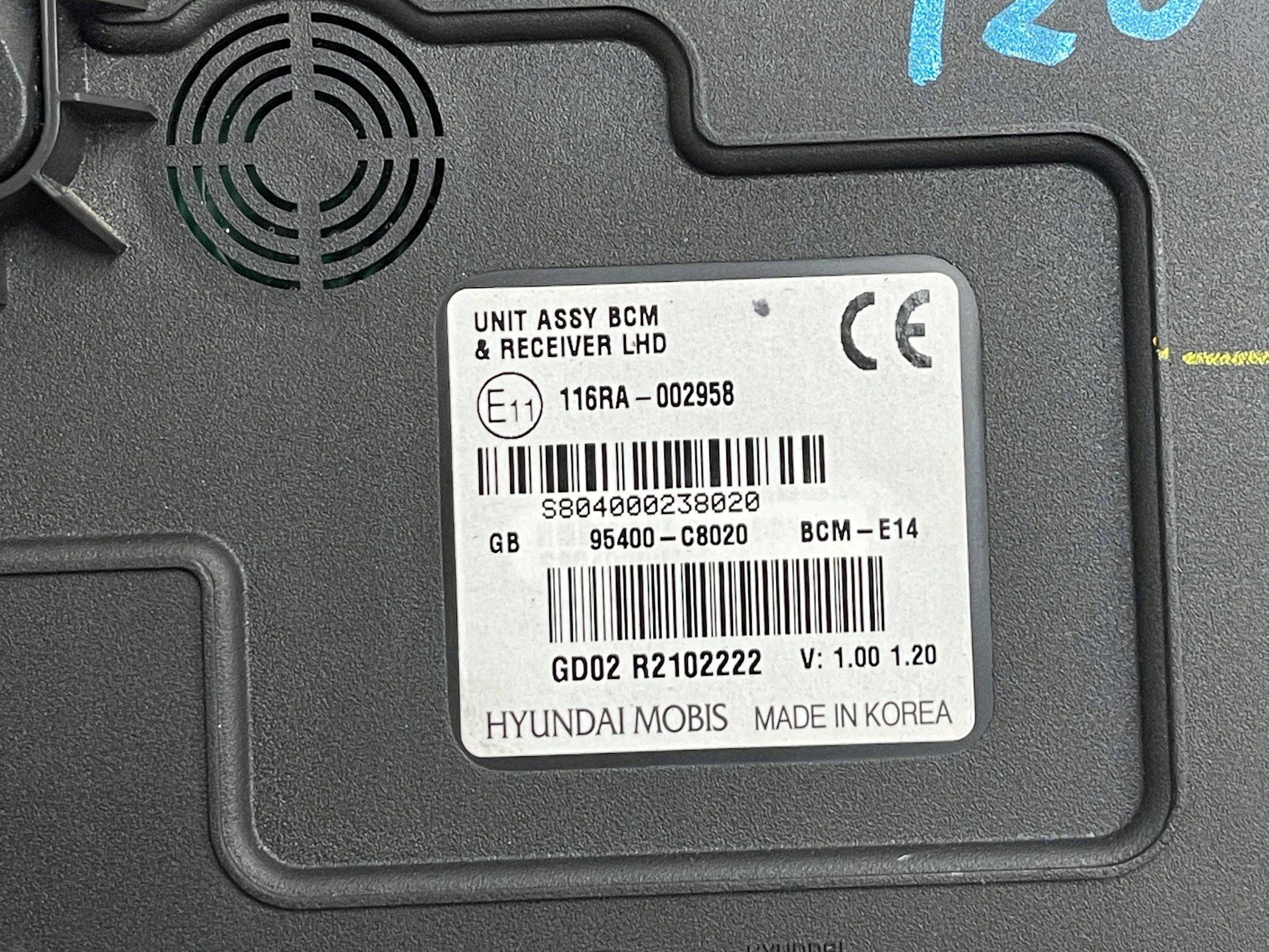 control unit module BCM HYUNDAI I20 2 II 14- 95400-C8020