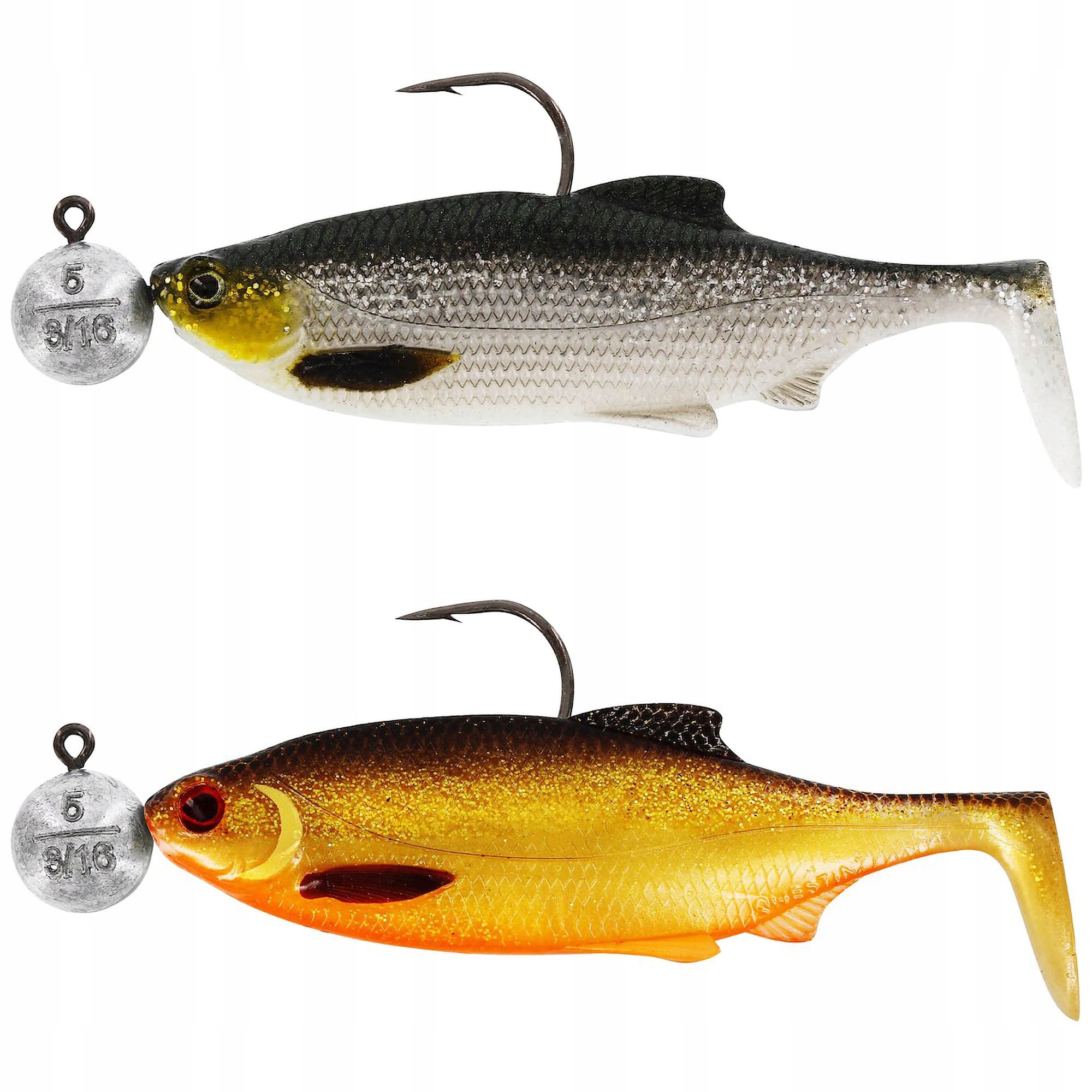 Zestaw Uzbrojonych Gum Westin Ricky The Roach 7cm 5g Dark Water Mix 4
