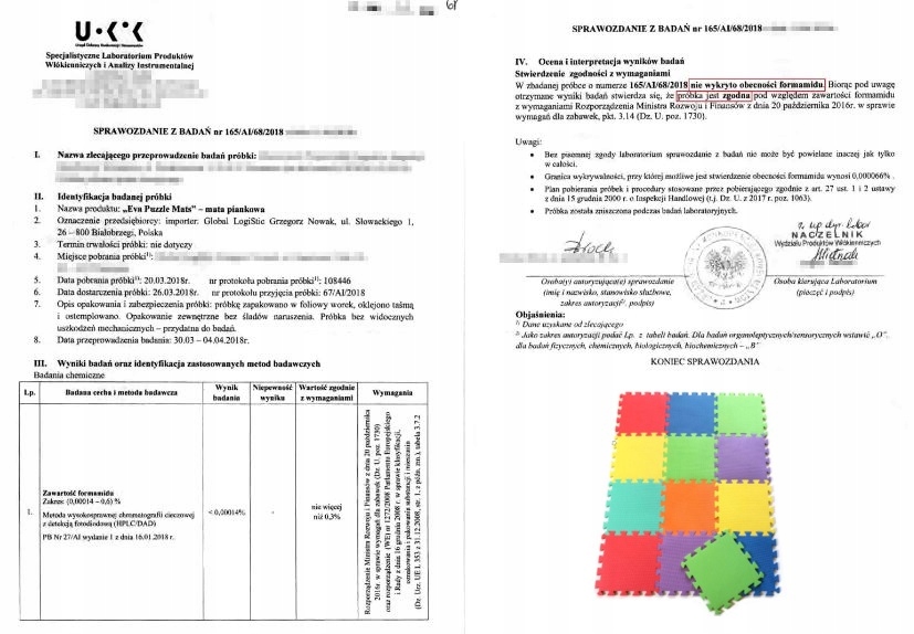PUZZLE PIANKOWE KOJEC MATA PIANKOWA EDUKACYJNA SENSORYCZNA MEGA ZESTAW XXL Certyfikaty, opinie, atesty CE EN 71