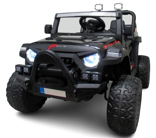 Auto X16 R-sport Czarny Auto na akumulator Eva Skóra Pilot Akumulator litow