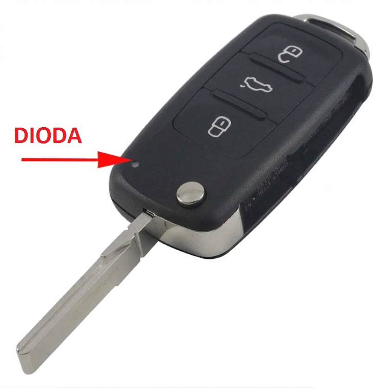 KLUCZYK OBUDOWA VW SKODA SEAT + FREZOWANIE Numer katalogowy części 131