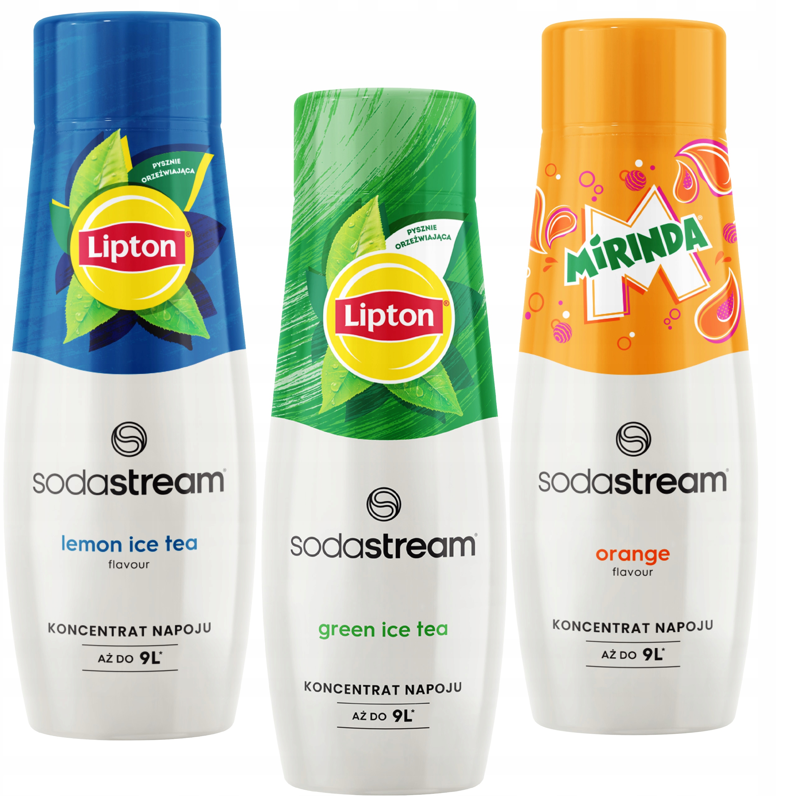 Levně Sirupy Sodastream Lipton Lemon Ice Tea Green Zelený Čaj Mirinda