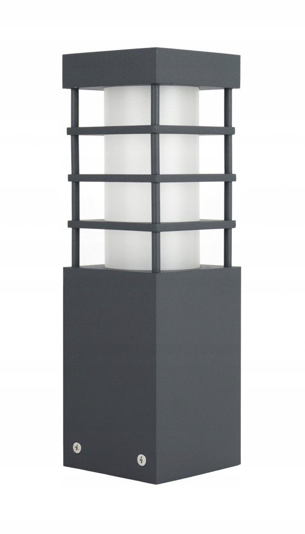 Lampa vonkajší záhradný stĺpik moderný tmavosivá 25 cm IP54 Su-ma