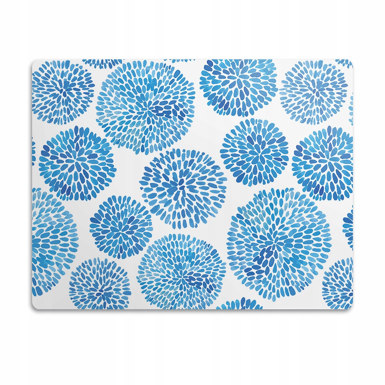 Levně Podložka pod misku pro kočky psa Modrý motiv 90x60