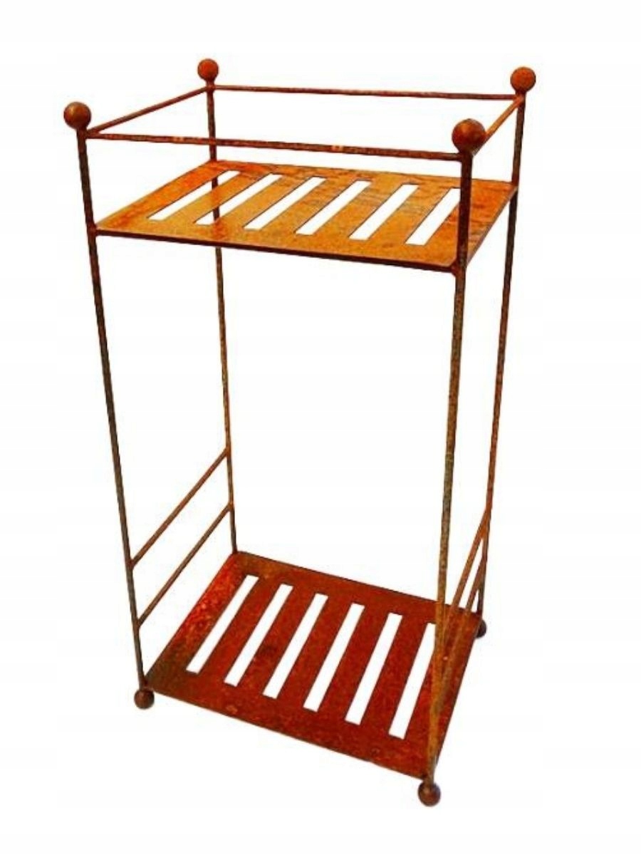 Kovový stojan na dřevo Archi, přírodní rez Polský Výrobek