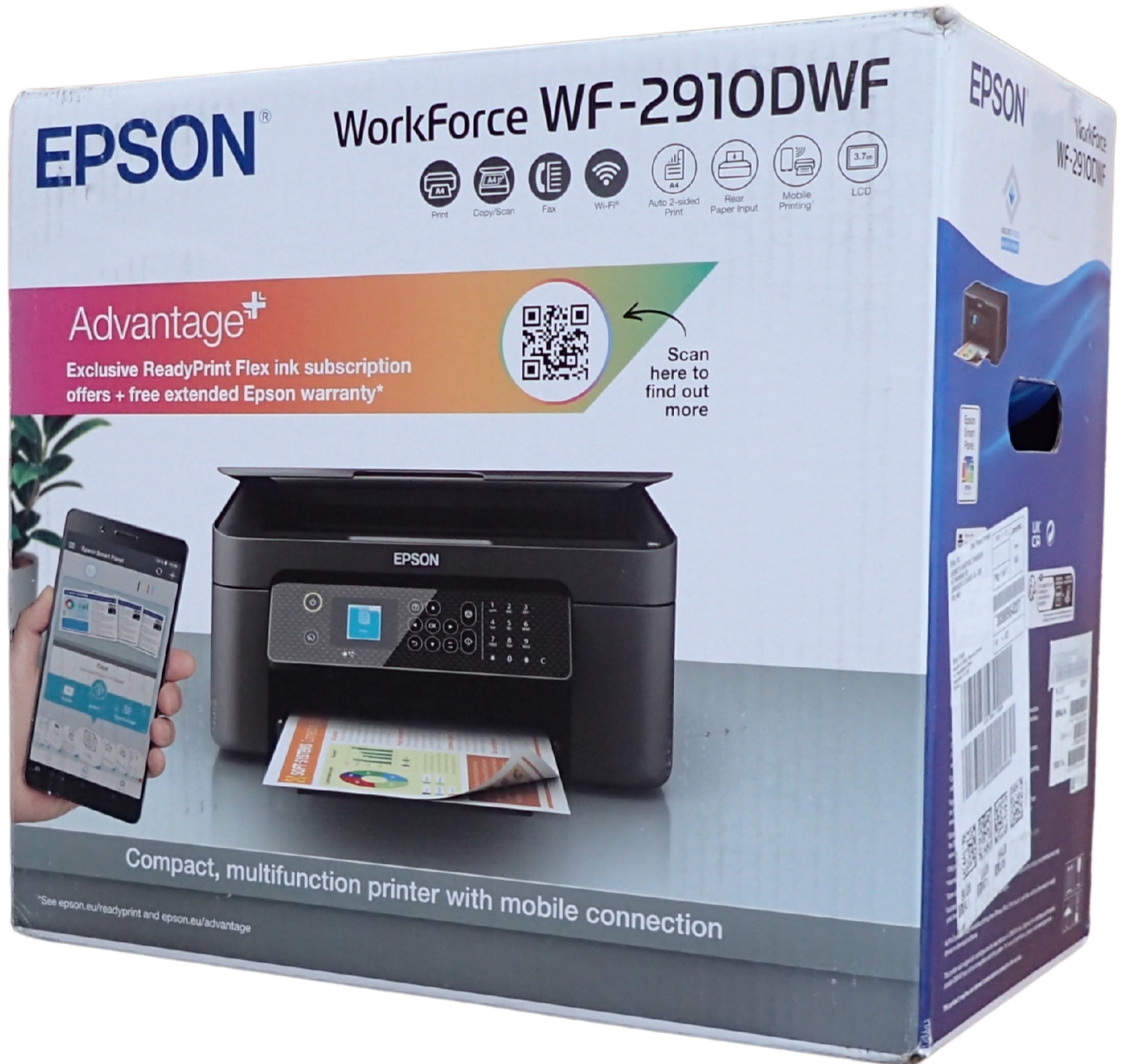 Multifunkčná atramentová tlačiareň Epson WF-2910DWF Skener 3v1 WiFi Duplex