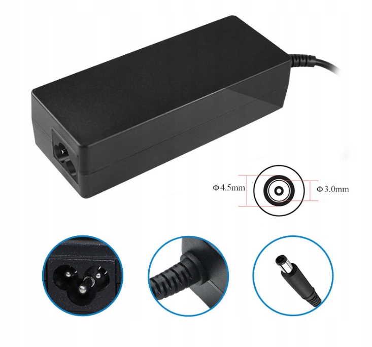

Ładowarka 45W do Dell 19,5V 2,31A 4,5x3,0mm pin