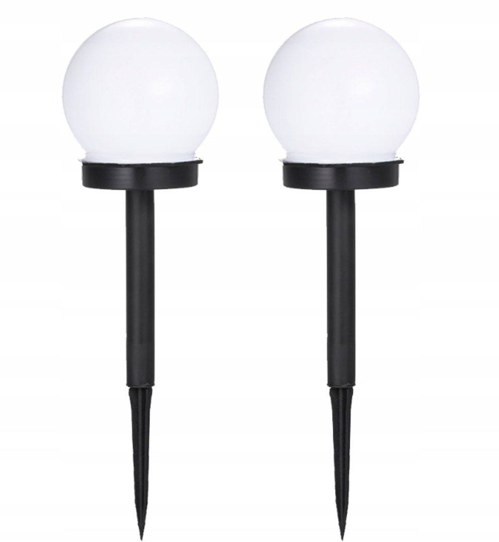 

Lampa Solarna Led 10 cm Lampki Ogrodowe Kula 2 szt