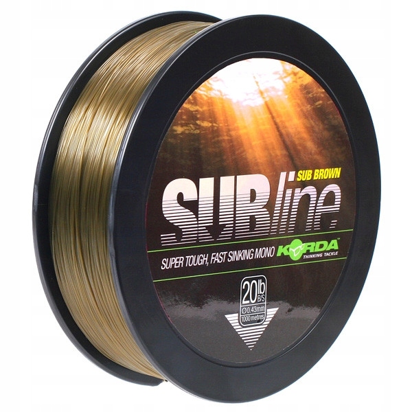 Korda Subline Brown 12 lb 0.35 mm 1000 m