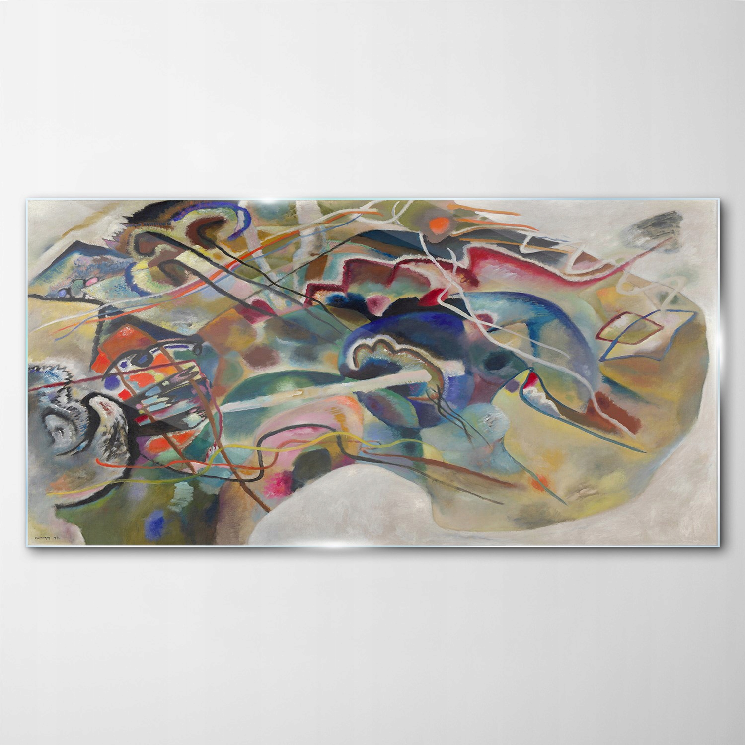 

Obraz szklany z nadrukiem Kandinsky obraz 140x70