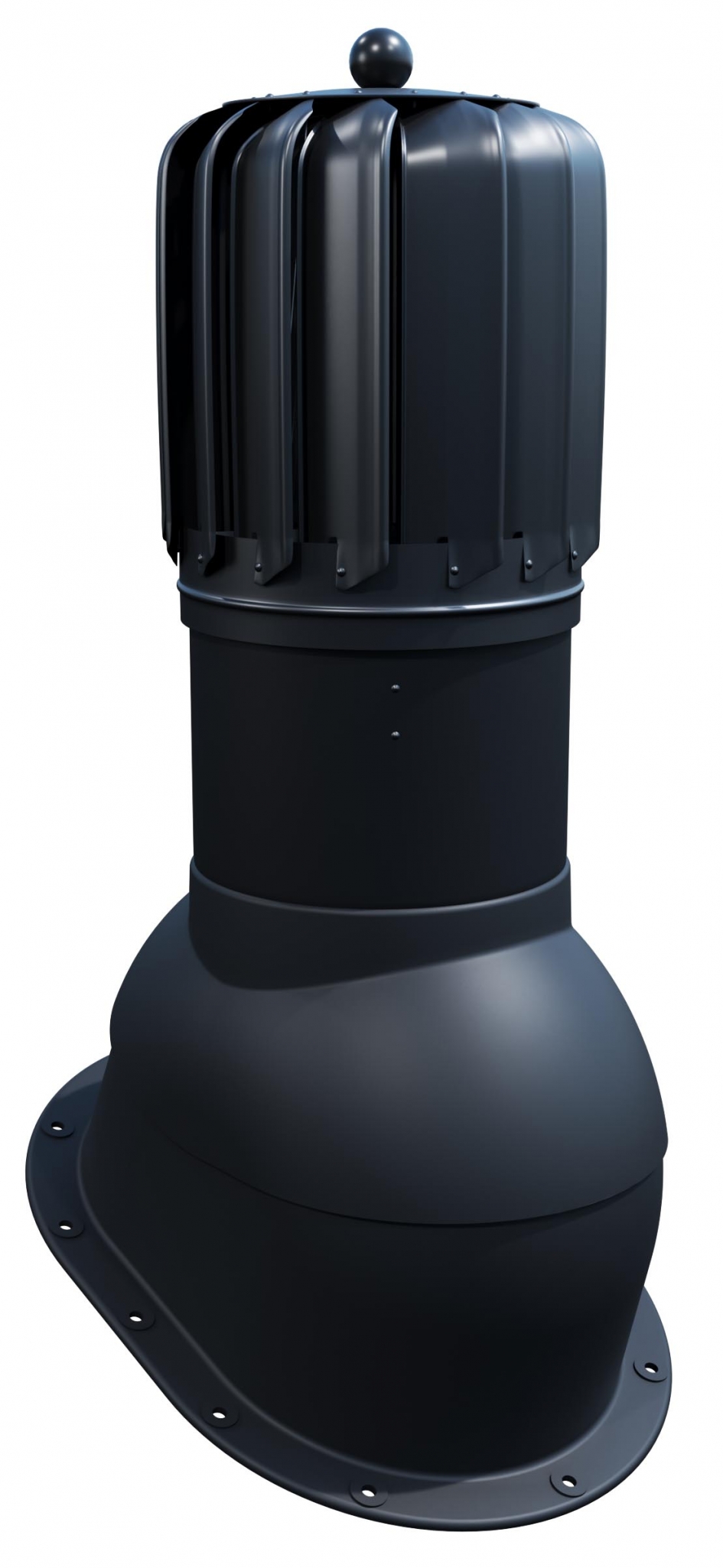 Větrací komín Ventos X Roto Bitu O ral 7016