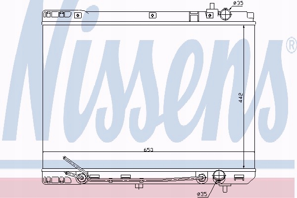 РАДІАТОР ДВИГУНА KIA