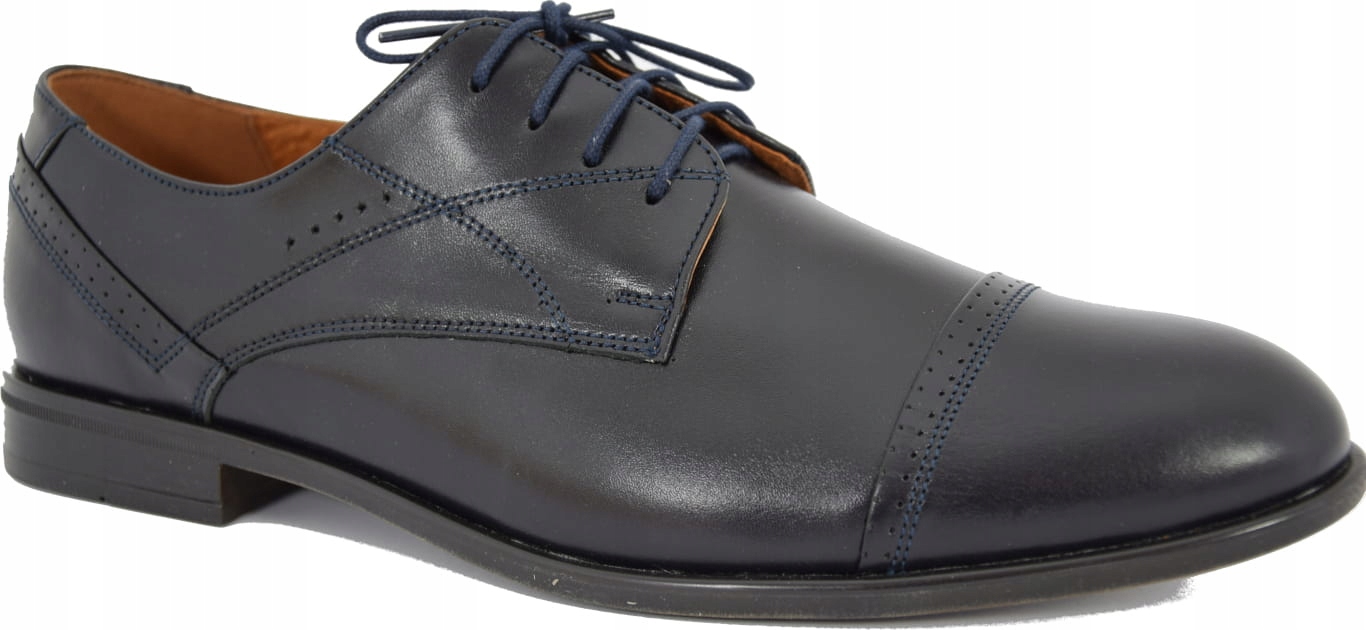 Pánské Šněrovací Polobotky Elegantní Obuv 842 41