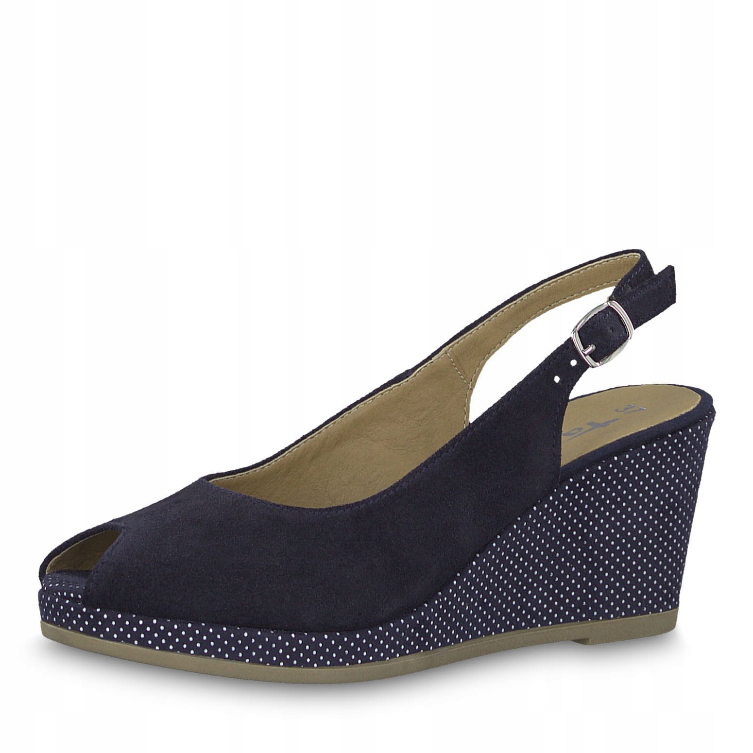 

Sandały Czółenka z odkrytą piętą Tamaris Skóra