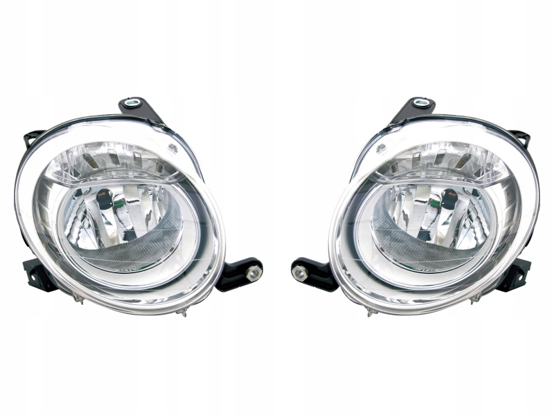 REFLEKTORY LAMPY FIAT 500 07-15 TYC KOMPLET