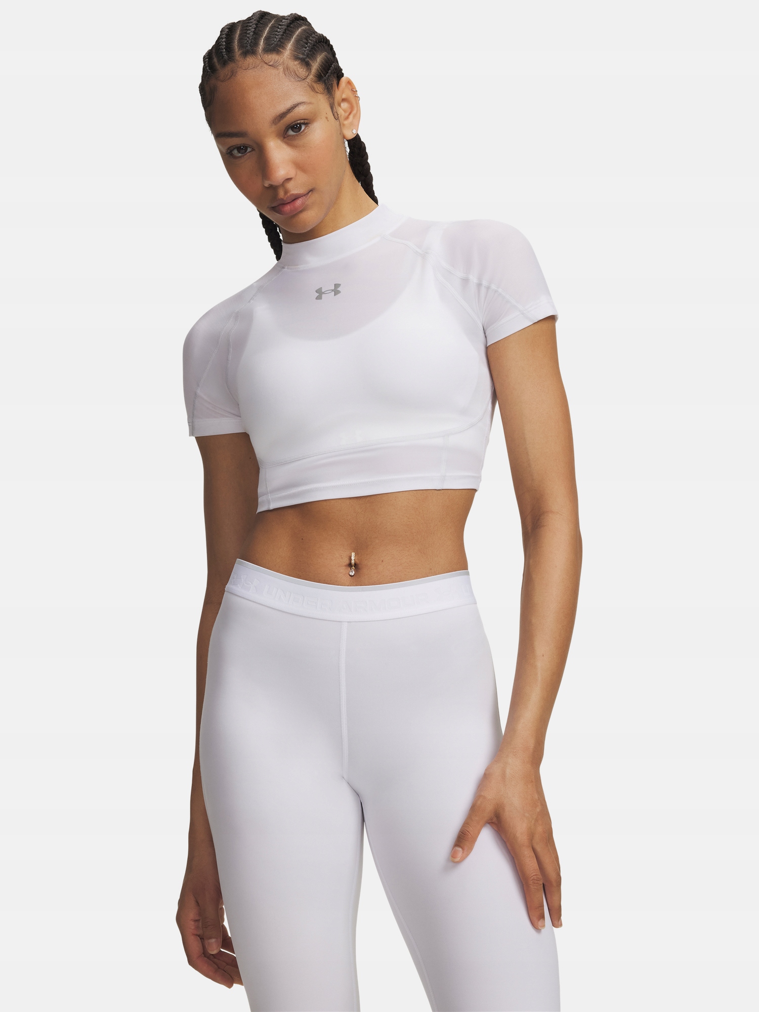 Under Armour Dámské tričko Under Armour HeatGear Elite Crop Mck Ss